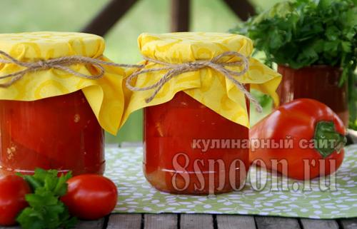 Лечо из болгарского перца с томатным соком на зиму. Лечо из болгарского перца с томатным соком