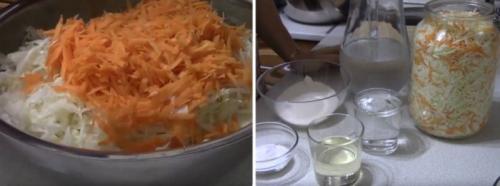 Быстрые рецепты засолки капусты за 1 день. Рецепт №1. Малосольная капуста быстрого приготовления с морковью 08 Быстрые рецепты засолки капусты за 1 день. Рецепт №1. Малосольная капуста быстрого приготовления с морковью 08