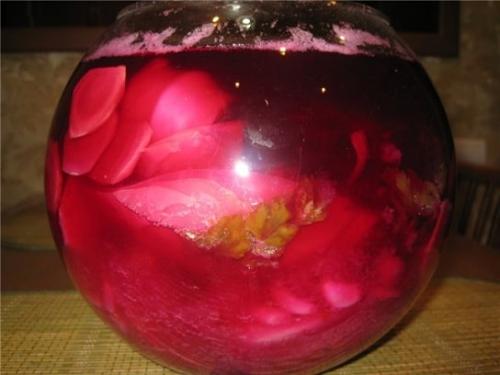 Маринованная краснокочанная капуста по-грузински. Красная капуста по-грузински