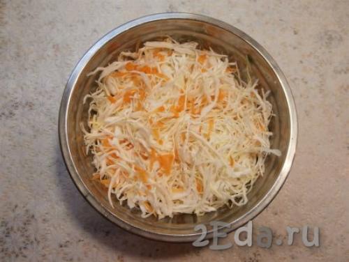Квашеная капуста с солью и сахаром. Ингредиенты 01