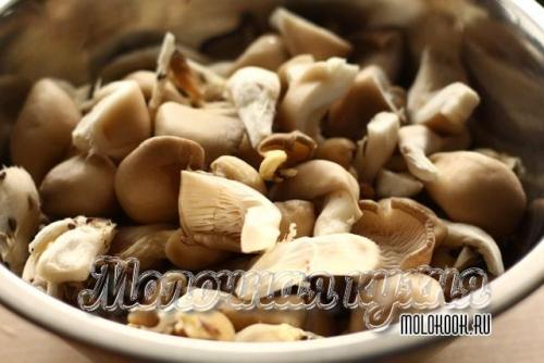 Маринованные вешенки хрустящие.