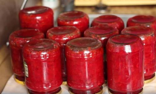 Свекла на зиму для борща без помидор. Как приготовить заправку для борща в банках для длительного хранения