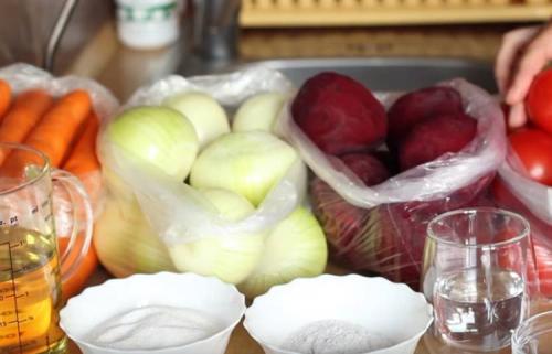 Свекла на зиму для борща без помидор. Как приготовить заправку для борща в банках для длительного хранения