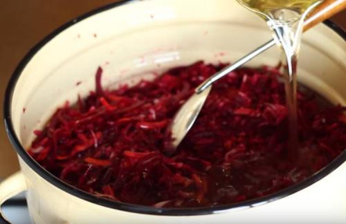 Свекла на зиму для борща без помидор. Как приготовить заправку для борща в банках для длительного хранения