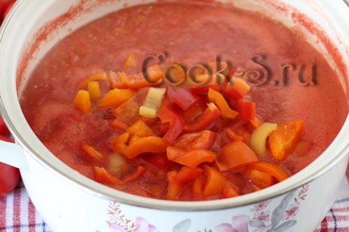 Борщевка из свеклы и моркови на зиму с фасолью. Пошаговый процесс приготовления 06 Борщевка из свеклы и моркови на зиму с фасолью. Пошаговый процесс приготовления 06