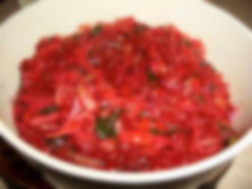 Борщевая заправка с капустой на зиму. Борщевая заправка со свеклой и капустой на зиму 09