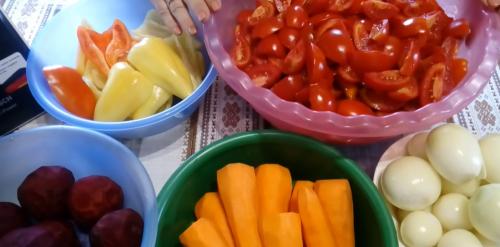 Борщевая заправка с капустой на зиму. Борщевая заправка со свеклой и капустой на зиму 15