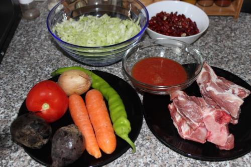 Борщ с готовой заправкой в мультиварке. Борщ в мультиварке