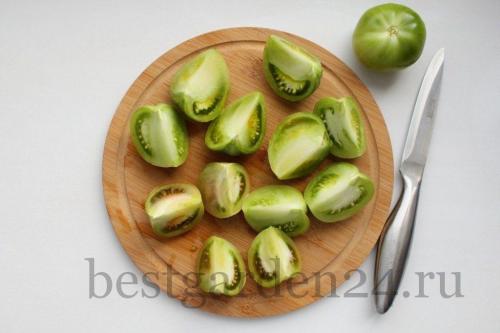 Квашеные и солёные зеленые помидоры без уксуса. Как приготовить квашеные зеленые помидоры без уксуса: 01