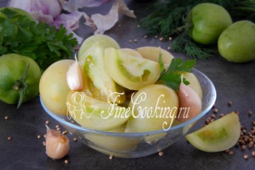 Соленые зеленые помидоры, как бочковые в кастрюле. Популярные рецепты соленых зеленых помидоров в кастрюле «как бочковые» 22