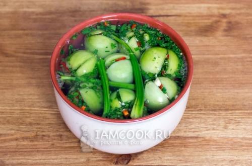 Соленые зеленые помидоры, как бочковые на зиму. Польза бочковых помидоров 05