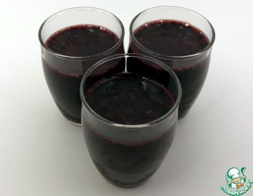 Черничное желе для торта. Черничное желе