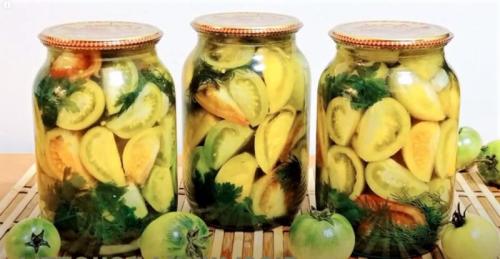 Зеленые помидоры дольками с чесноком и петрушкой. Зеленые помидоры дольками на зиму — рецепт пальчики оближешь