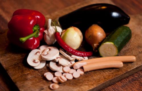 Идеальное лечо с жареными баклажанами. Лечо с баклажанами