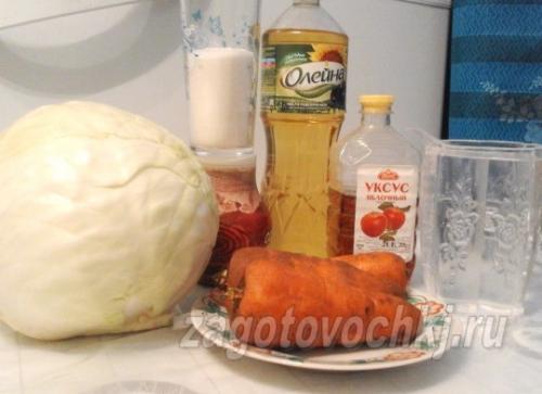 Капуста с яблочным уксусом на зиму. Маринованная капуста с яблочным уксусом быстрого приготовления 01