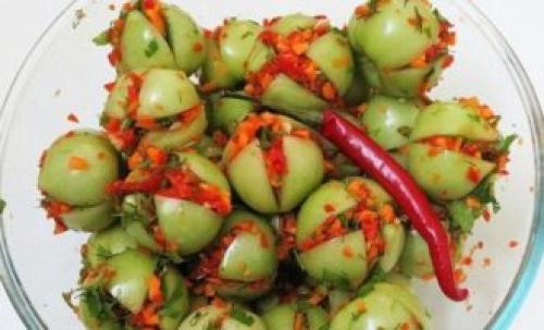 Зеленые помидоры по-армянски на зиму без стерилизации. Вкусный рецепт помидор по-армянски