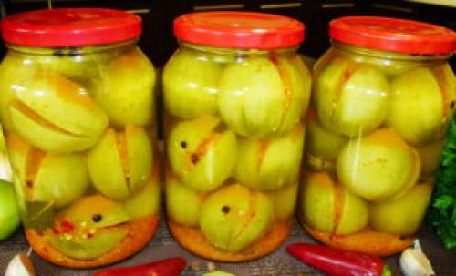 Зеленые помидоры по-армянски на зиму без стерилизации. Вкусный рецепт помидор по-армянски