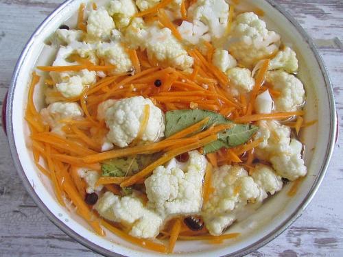 Соленая цветная капуста быстро. Маринованная цветная капуста — очень вкусно. Рецепты приготовления