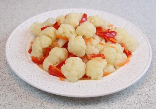 Маринованная цветная капуста на скорую руку. Очень вкусная маринованная цветная капуста быстрого приготовления