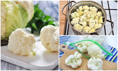 Цветная капуста на зиму заморозить. Как заморозить цветную капусту на зиму