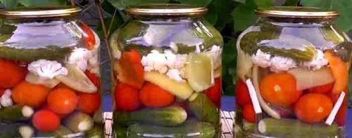 Универсальный маринад для ассорти из овощей. Ассорти на зиму — самый вкусный рецепт из овощей