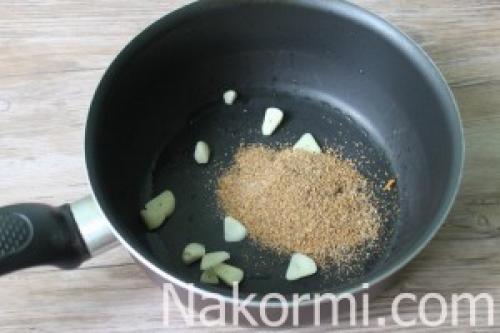 Маринованная цветная капуста на зиму по-корейски. Ингредиенты