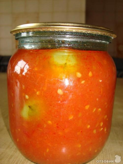 Болгарский Перец целиком в томатном соке на зиму. Рецепт: Перец болгарский в томате - Целый, но без хвостика!