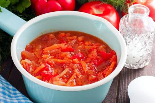 Лечо с томатным соком. 20 самых вкусных рецептов лечо