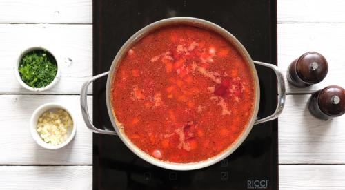 Варим борщ зимой из готовой заправки без капусты. Борщ с борщевой заправкой на мясном бульоне — пошаговый рецепт 16 Варим борщ зимой из готовой заправки без капусты. Борщ с борщевой заправкой на мясном бульоне — пошаговый рецепт 16