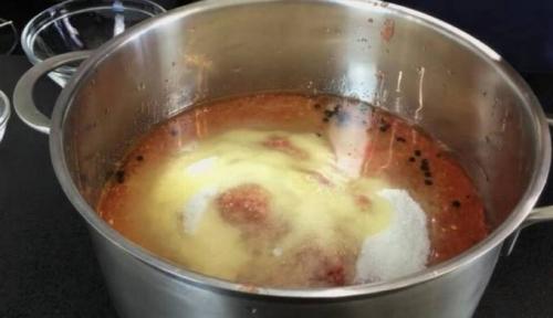 Лечо с томатным соком на зиму из болгарского перца без масла. Лечо на зиму без масла 07 Лечо с томатным соком на зиму из болгарского перца без масла. Лечо на зиму без масла 07