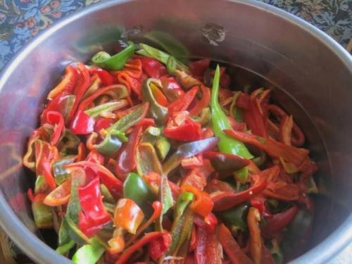 Лечо с томатным соком на зиму из болгарского перца без масла. Лечо на зиму без масла 03 Лечо с томатным соком на зиму из болгарского перца без масла. Лечо на зиму без масла 03