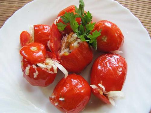 Вкусный и полезный рецепт: помидоры фаршированные овощами квашеными 18 Вкусный и полезный рецепт: помидоры фаршированные овощами квашеными 18