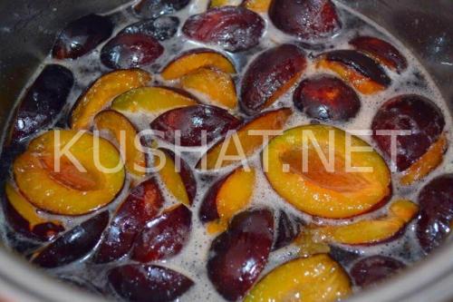 Варенье из слив без косточек быстрое. Варенье из сливы пятиминутка без косточек – рецепт