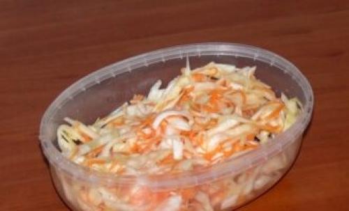 Квашеная капуста быстрого приготовления за 3 часа. Маринованная капуста за 3 часа