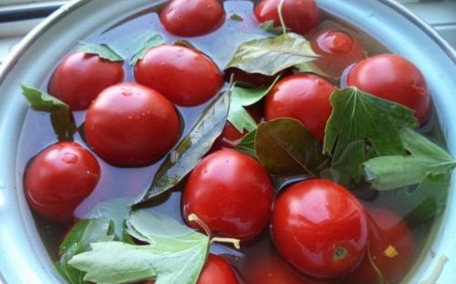 Соленые помидоры в ведре холодным способом. Как засолить помидоры в кастрюле (ведре) на зиму, как бочковые 25