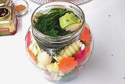 Маринад для ассорти на 1 литр воды. Овощное ассорти на зиму с цветной капустой — пальчики оближешь