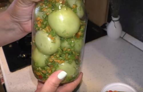 Маринованные зеленые помидоры целиком. Зеленые помидоры на зиму в банках — 8 вкусных простых рецептов