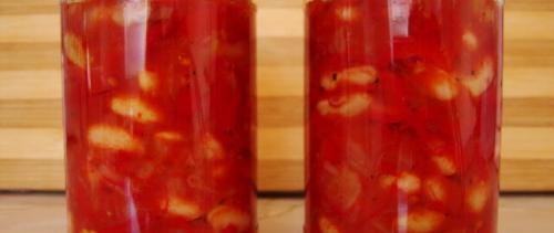 Лечо с фасолью простой рецепт. Лечо с фасолью на зиму