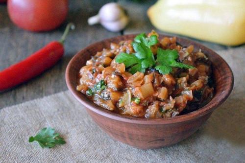 Икра из баклажанов жареная кусочками. 20 рецептов вкуснейшей икры из баклажанов