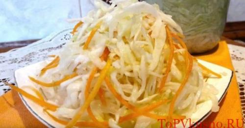 Как приготовить соленую капусту в банке быстро и вкусно. Лучший рецепт хрустящей капусты 04 Как приготовить соленую капусту в банке быстро и вкусно. Лучший рецепт хрустящей капусты 04