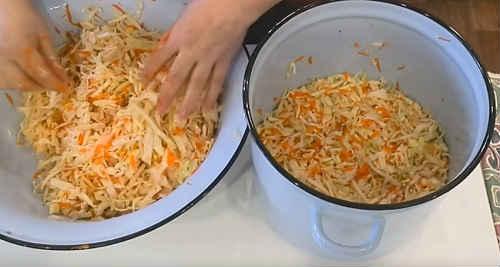 Квашеная капуста в рассоле в ведре. Хрустящая квашеная капуста — классические рецепты на зиму