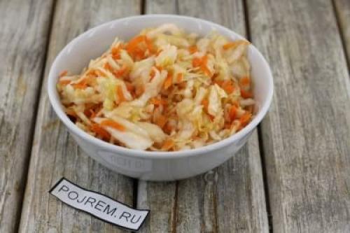 Засолка капусты без рассола.