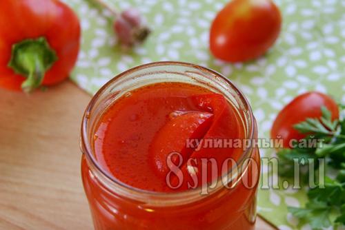 Лечо из перцев на зиму рецепты с томатным соком. 