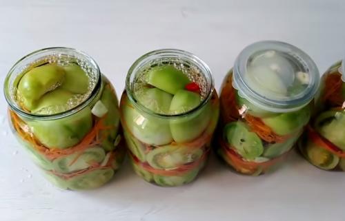 Острые зеленые помидоры с чесноком на зиму. Зеленые помидоры на зиму — 10 самых вкусных рецептов