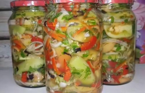 Острые зеленые помидоры с чесноком на зиму. Зеленые помидоры на зиму — 10 самых вкусных рецептов