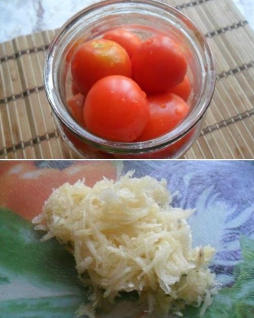 Помидоры в снегу с хреном. Помидоры в снегу на зиму с чесноком, хреном и горчицей: 5 самых вкусных рецептов помидоров под снегом 09