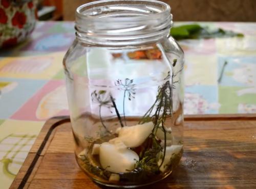 Фаршированные зеленые помидоры с чесноком и хреном. Зеленые помидоры, фаршированные чесноком и зеленью — пошаговый рецепт