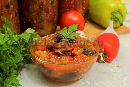 Тушеные кабачки с баклажанами на зиму. Закатываем быстро и вкусно: простой рецепт овощного рагу на зиму с баклажанами и кабачками