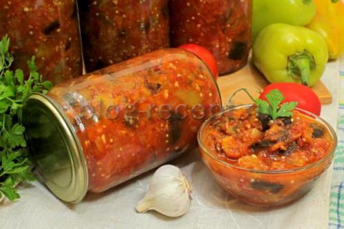 Тушеные кабачки с баклажанами на зиму. Закатываем быстро и вкусно: простой рецепт овощного рагу на зиму с баклажанами и кабачками