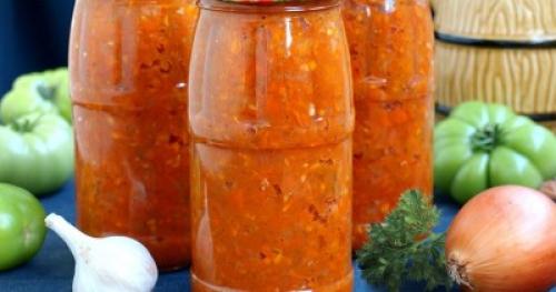 Зеленые фаршированные помидоры чесноком и морковью.. Зеленые помидоры, фаршированные морковью и чесноком 27